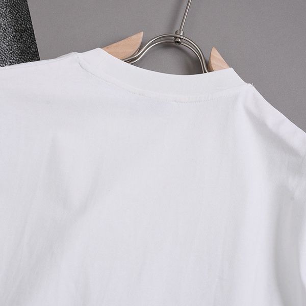 お洒落に♪モンクレール パロディ コットン 半袖 Tシャツ ホワイト mom02543